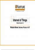 Module 4 Business Process in IoT.