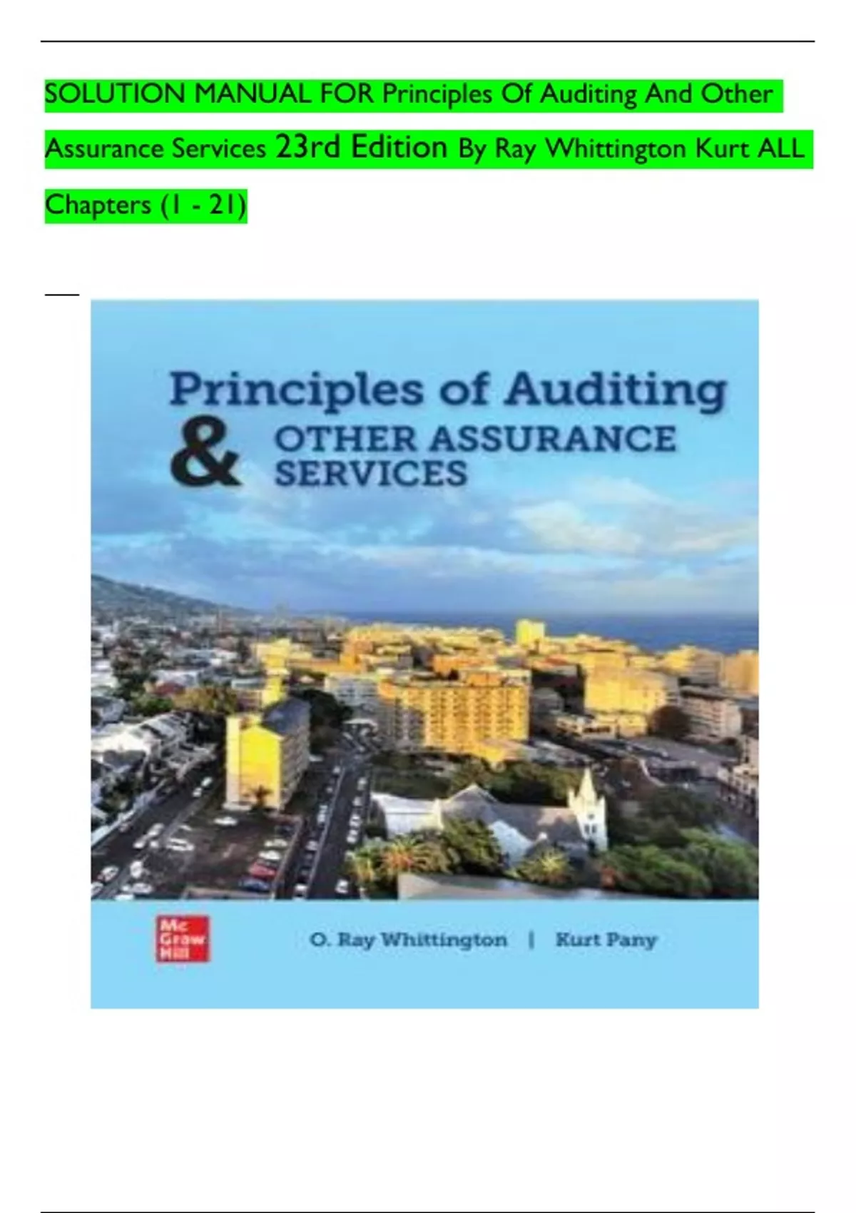 AUDITING AND ASSURANCE SERVICES 16TH EDITION SOLUTIONS MANUAL PDF FREE visual data 5
