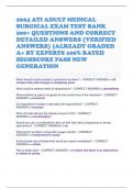2024 ATI ADULT MEDICAL SURGICAL EXAM TEST BANK 200&plus; QUESTIONS AND CORRECT DETAILED ANSWERS &lpar;VERIFIED ANSWERS&rpar; &vert;ALREADY GRADED A&plus; BY EXPERTS 100&percnt; RATED HIGHSCORE PASS NEW GENERATION