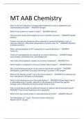 MT AAB Chemistry