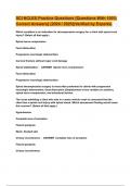 SCI NCLEX Practice Questions &lbrace;Questions With 100&percnt; Correct Answers&rcub; &lpar;2024 &sol; 2025&rpar;&lpar;Verified by Experts&rpar;