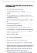 Final Missouri Nursing Home Admin State Test Exam with 145 Questions & Answers.