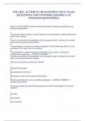 PSI LIFE&comma; ACCIDENT&comma; HEALTH PRACTICE EXAM QUESTIONS AND ANSWERS&vert; GRADED A&vert; 39 PAGES&lpar;210 QUESTIONS&rpar;