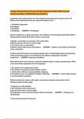 Chapter 29 Spinal Cord Injury NCLEX &lbrace;Questions With 100&percnt; Correct Answers&rcub; &lpar;2024 &sol; 2025&rpar;&lpar;Verified by Experts&rpar;