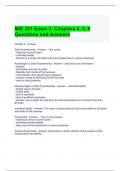 MIE 201 Exam 2 Chapters 4, 5, 8 Questions and Answers- Graded A