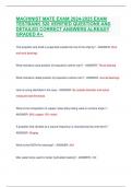 MACHINIST MATE EXAM 2024-2025 EXAM  TESTBANK 520 VERIFIED QUESTIONS AND  DETAILED CORRECT ANSWERS ALREADY  GRADED A&plus;&period;