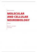 NWI-BM001D Molecular and Cellular Neurobiology summary - Sam