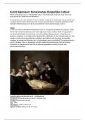 Kunstanalyse De anatomische les van Dr. Nicolaes Tulp - Rembrandt van Rijn - Kunst Algemeen: Burgerlijke Cultuur 
