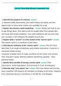 Civil Air Patrol Billy Mitchell Leadership Test chapters 1-8 Latest 2024 Update with complete solution
