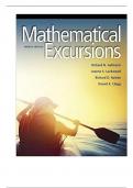 Test Bank For Mathematical Excursions, 4th Edition By Richard Aufmann, Joanne S. Lockwood, Richard D. Nation, Daniel K. Clegg