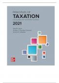 Test Bank For Principles of Taxation for Business and Investment Planning, 2021, 24th Edition By Sally Jones, Catanach