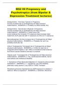 MS2 09 Pregnancy and Psychotropics (from Bipolar & Depression Treatment lectures)|Optimize your exam success with MS2 09 lecture notes on Pregnancy and Psychotropics from the Bipolar & Depression Treatment series. Gain crucial insights for a comprehensive