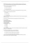 CFA 25 Understanding Income Statements Exam Question and Answers