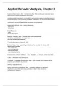 Applied Behavior Analysis&comma; Chapter 3