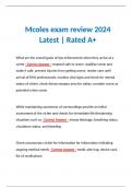 Mcoles exam review 2024 Latest | Rated A+