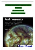 TEST BANK For Astronomy A Beginners Guide to the Universe, 8th Edition by Chaisson, Verified Chapters 1 - 18, Complete Newest Version