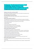 Pedagogy&comma; Professional Issues&comma; And Technology Music Praxis 5113 QUESTIONS WITH COMPLETE 100&percnt; VERIFIED SOLUTIONS 2024&sol;2025