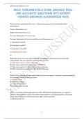 RECA FUNDAMENTALS EXAM 2023&sol;2024 REAL AND ACCURATE QUESTIONS WITH EXPERT VERIFIED ANSWERS GUARANTEED PASS