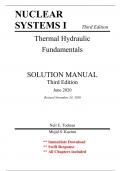 Solutions for Nuclear Systems Volume I, 3rd Edition Todreas (All Chapters included)