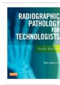 TEST BANK FOR RADIOGRAPHIC PATHOLOGY FOR TECHNOLOGISTS 6TH EDITION&period;