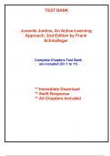 Test Bank for Juvenile Justice, An Active-Learning Approach, 2nd Edition Schmalleger (All Chapters included)