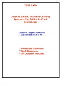 Test Bank for Juvenile Justice&comma; An Active-Learning Approach&comma; 2nd Edition Schmalleger &lpar;All Chapters included&rpar;