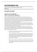 Solution Manual For Fundamentals of Human Resource Management 1st Edition by Talya Bauer&comma; Berrin Erdogan&comma; David E&period; Caughlin&comma; Donald M&period; Truxillo Chapter 1-15
