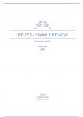 ITE 152 - EXAM 2 REVIEW
