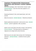 ATI proctored Fundamentals Exam Questions and Answers &lpar;Latest Update 2024&rpar;