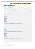 MATH 110 Module 4 Exam&period;&vert; PORTGE LEARNING