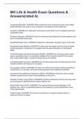 MO Life & Health Exam Questions & Answers&lpar;rated A&rpar;