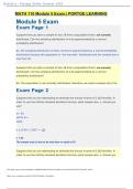 MATH 110 Module 5 Exam&period;&vert; PORTGE LEARNING