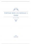 Portage Biod 152 module 1 exam