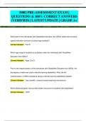 D002 PRE-ASSESSMENT EXAM &vert;  QUESTIONS & 100&percnt; CORRECT ANSWERS  &lpar;VERIFIED&rpar; &vert; LATEST UPDATE &vert; GRADEA&plus;