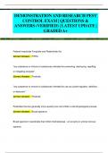 DEMONSTRATION AND RESEARCH PEST  CONTROL EXAM &vert; QUESTIONS &  ANSWERS &lpar;VERIFIED&rpar; &vert; LATEST UPDATE &vert;  GRADED A&plus; 