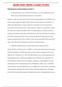 NURS 6501 WEEK 3 CASE STUDY