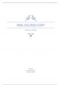 RNG OIC/RSO Cert