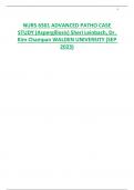 NURS 6501 ADVANCED PATHO CASE  STUDY &lpar;Aspergillosis&rpar; Sheri Leinbach&comma; Dr&period;  Kim Champan WALDEN UNIVERSITY &lpar;SEP 2023&rpar;