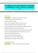 NC MPJE EXAM &vert; QUESTIONS & ANSWERS  &lpar;VERIFIED&rpar; &vert; LATEST UPDATE &vert; GRADED  A&plus;