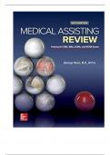 Test Bank For Medical Assisting Review, Passing the CMA, RMA, and CCMA Exams, 6th Edition By Jahangir Moini