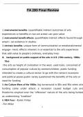 FA 200 FINAL EXAM REVIEW 2024 WITH COMPLETE SOLUTION