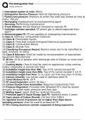 Fire Extinguisher Test 2024 Actual Questions and Answers with complete solution