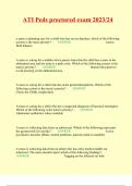 ATI Pediatrics Proctored Exam&comma; PEDS ATI proctored review 2024
