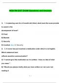 &lpar;CORRECTLY ANSWERED&rpar;HESI RN EXIT EXAM QUESTIONS AND ANSWERS 2024&semi;RN BUNDLED EXAMS