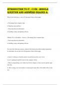 Introduction to IT - C182 - Module Question and ANSWERS graded A&period;