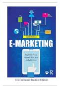 Test Bank For E-marketing, 8th Edition By Raymond Frost, Alexa Fox, Judy Strauss (Routledge)