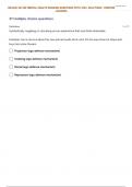 NR-326:| NR 326 MENTAL HEALTH NURSING QUESTIONS WITH 100% SOLUTIONS / VERIFIED ANSWERS