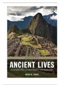 Test Bank For Ancient Lives An Introduction to Archaeology and Prehistory, 6th Edition By Brian Fagan