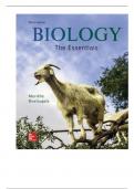 Test Bank For Biology The Essentials, 3rd Edition By Hoefnagels