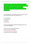 ITE 152 EXAM 1, PRACTICE EXAM AND STUDY GUIDE NEWEST 2024 ACTUAL EXAM 300 veried QUESTIONS AND CORRECT DETAILED ANSWERS (VERIFIED ANSWERS) |ALREADY GRADED A+ (Ch. 5) Samantha plans to self-publish her book on her website. Which of the following apps shoul